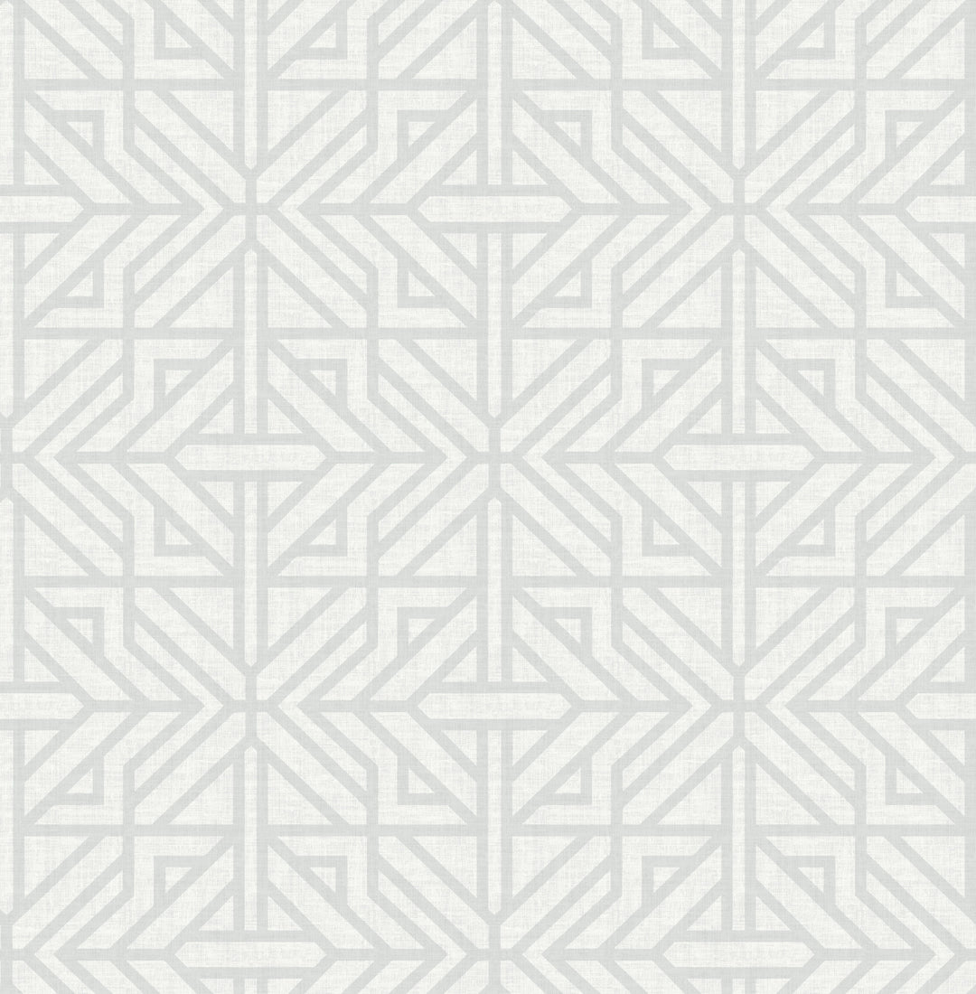 Hesper Grey Geometric Wallpaper by A-Street Prints Designer