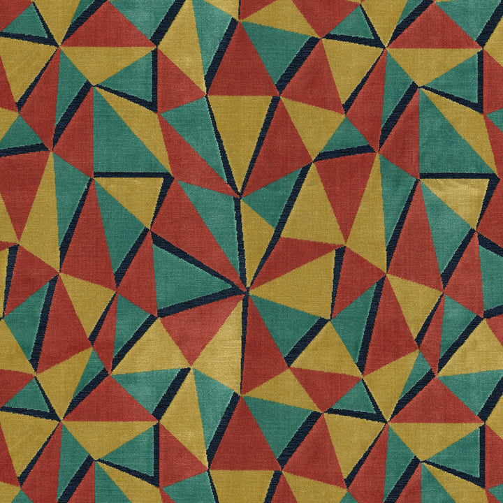 Prismatic Velvet Carnival 412110 by PKL Studio Designer Fabric 51% Polyester, 39% Rayon, 10% Cotton India 50000 Horizontal: 13.75 and Vertical: 15.75 54 - Swanky Fabrics -