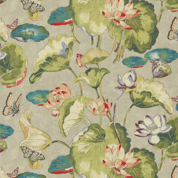 Water Garden Nectar 412260 by PKL Studio Designer Fabric 80% Cotton, 20% Linen China 15000 Horizontal: 27 and Vertical: 25.25 54/55 - Swanky Fabrics -