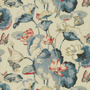 Water Garden Indigo 412262 by PKL Studio Designer Fabric