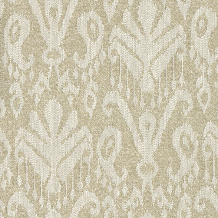 Ikat Wanderlust Sesame 412343 by PKL Studio Designer Fabric 53% polyester, 47% cotton India 51000 Horizontal: 13.75 and Vertical: 15.75 54 - Swanky Fabrics -