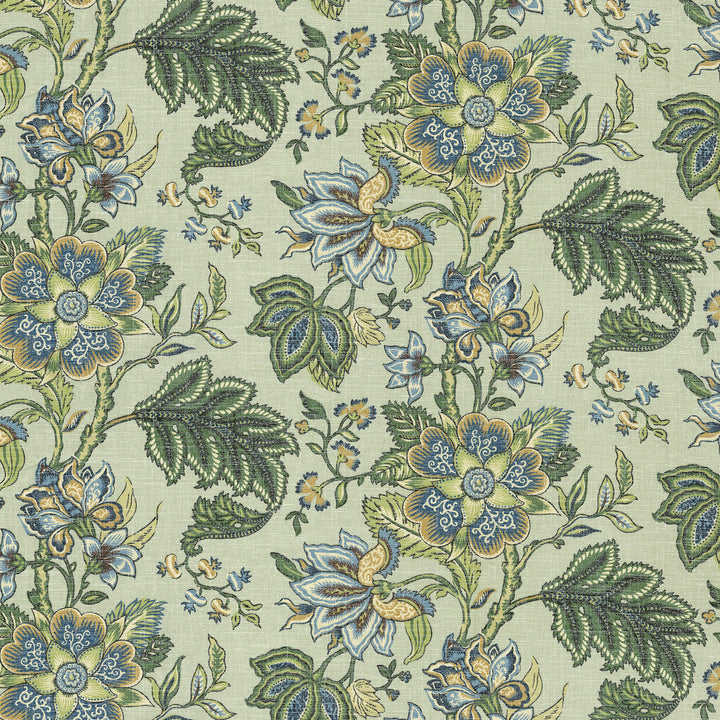 Flowering Seamist 412411 by PKL Studio Designer Fabric 100% cotton Pakistan 51000 Horizontal: 13.5 and Vertical: 12.6 54 - Swanky Fabrics -
