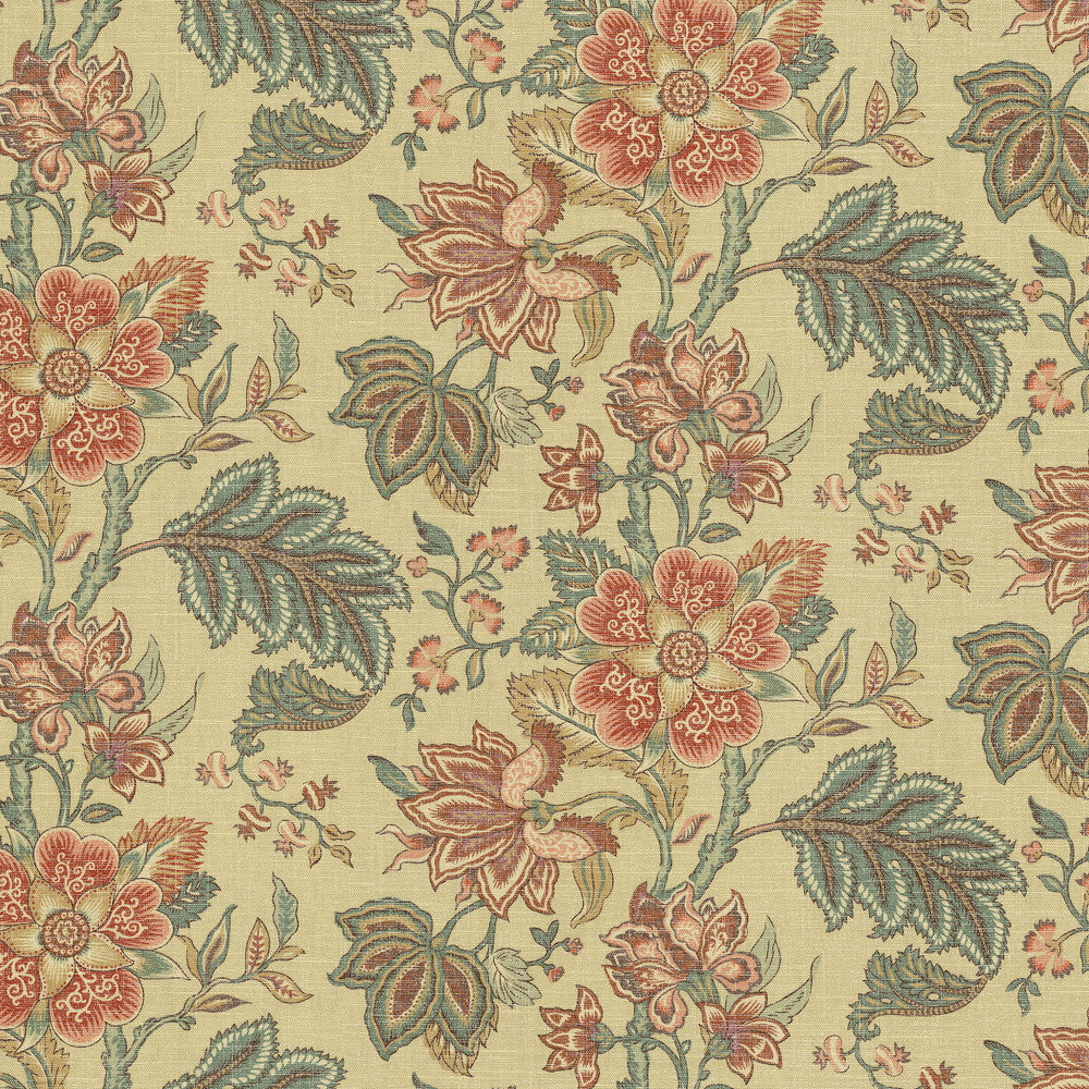 Flowering Twine 412412 by PKL Studio Designer Fabric 100% cotton Pakistan 51000 Horizontal: 13.5 and Vertical: 12.6 54 - Swanky Fabrics -