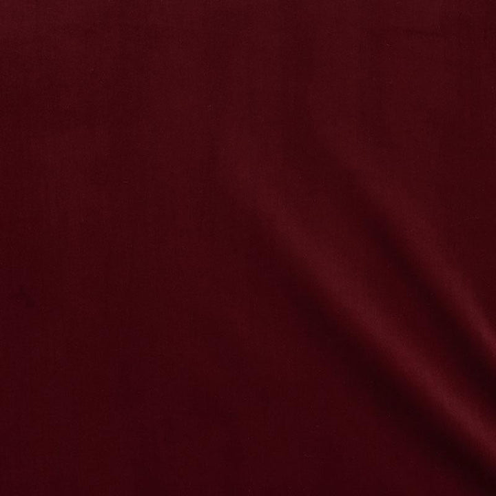 Empress Performance Velvet Garnet 74114 by Schumacher Designer Fabric Perfect Basics: Velvet - Swanky Fabrics -
