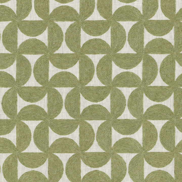 Pinwheels Emb Spring 412491 by PKL Studio Designer Fabric Base 52% polyester, 48% cotton Emb 60% polyester, 25% cotton, 15% linen India 51000 Horizontal: 4.5 and Vertical: 4.63 55 - Swanky Fabrics -