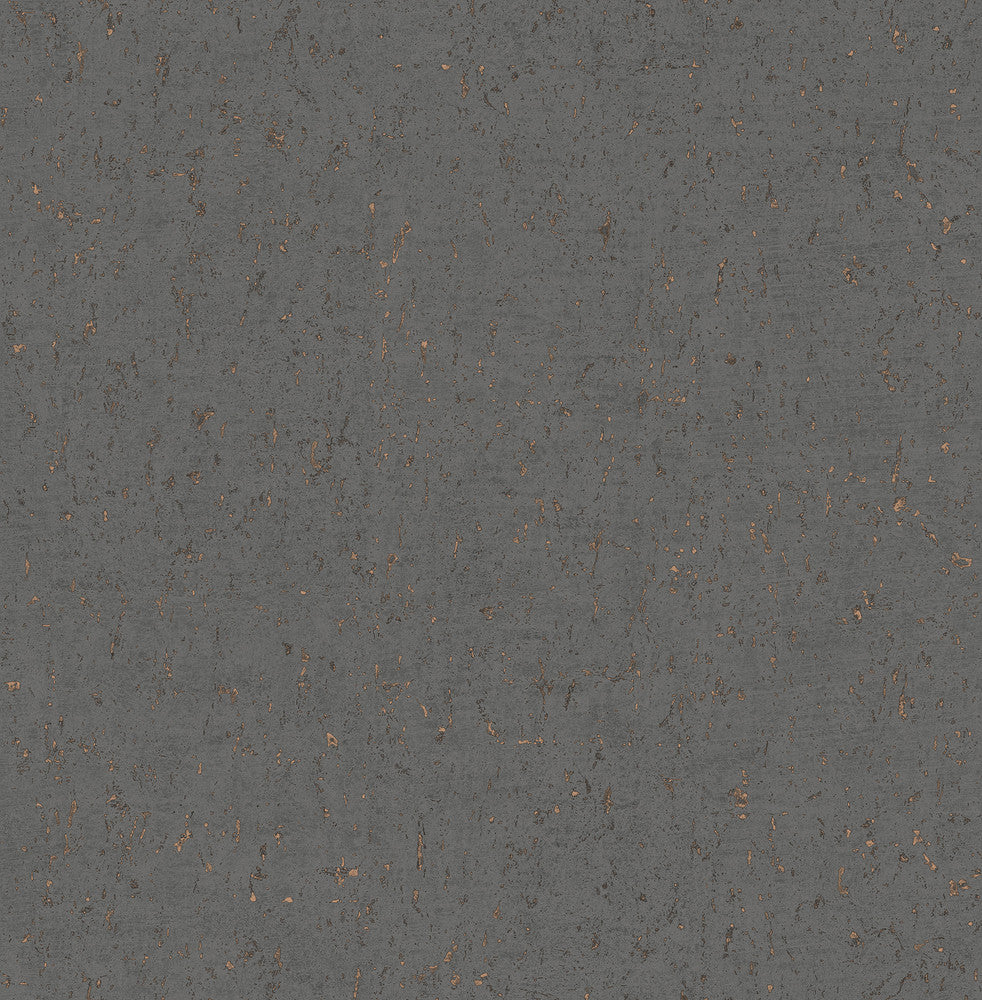 Callie Charcoal Concrete Wallpaper by Advantage Designer Fusion Covers about 56.4 square feet 20.5-in by 33-ft long roll Unpasted 20.9 - Swanky Fabrics -