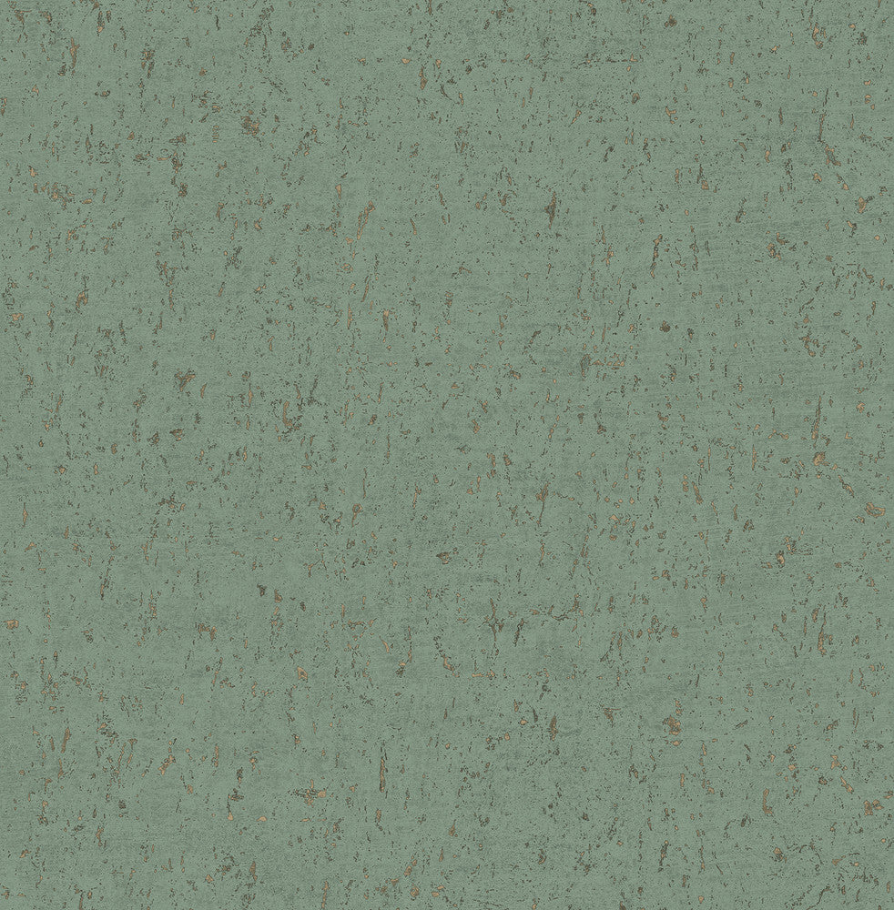 Callie Mint Concrete Wallpaper by Advantage Designer Fusion Covers about 56.4 square feet 20.5-in by 33-ft long roll Unpasted 20.9 - Swanky Fabrics -