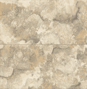 Aria Neutral Marbled Tile Wallpaper by Advantage Designer
