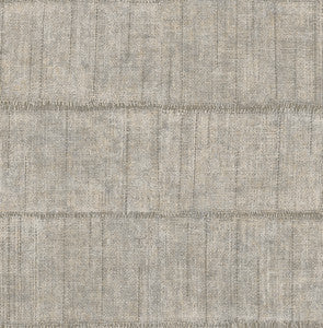 Blake Light Grey Texture Stripe Wallpaper by Advantage Designer