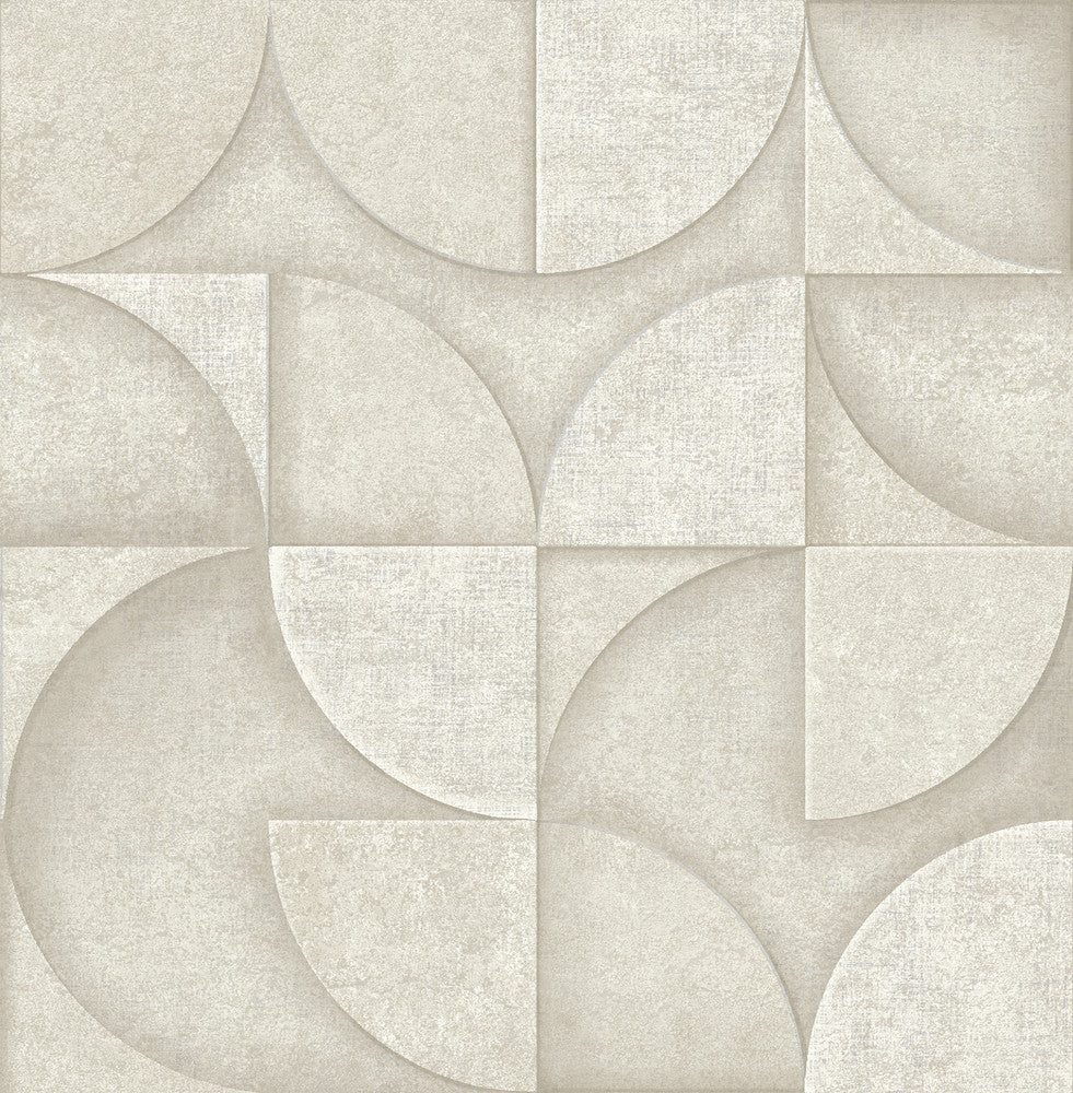 Addison Stone Retro Geo Wallpaper by Advantage Designer Fusion Covers about 56.4 square feet 20.5-in by 33-ft long roll Unpasted 20.9 - Swanky Fabrics -