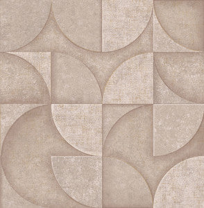 Addison Blush Retro Geo Wallpaper by Advantage Designer