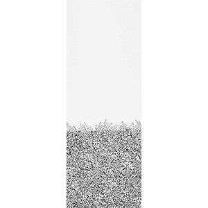 Greenery Galore Vinyl Panel Black 5010130 by Schumacher Designer Wallpaper