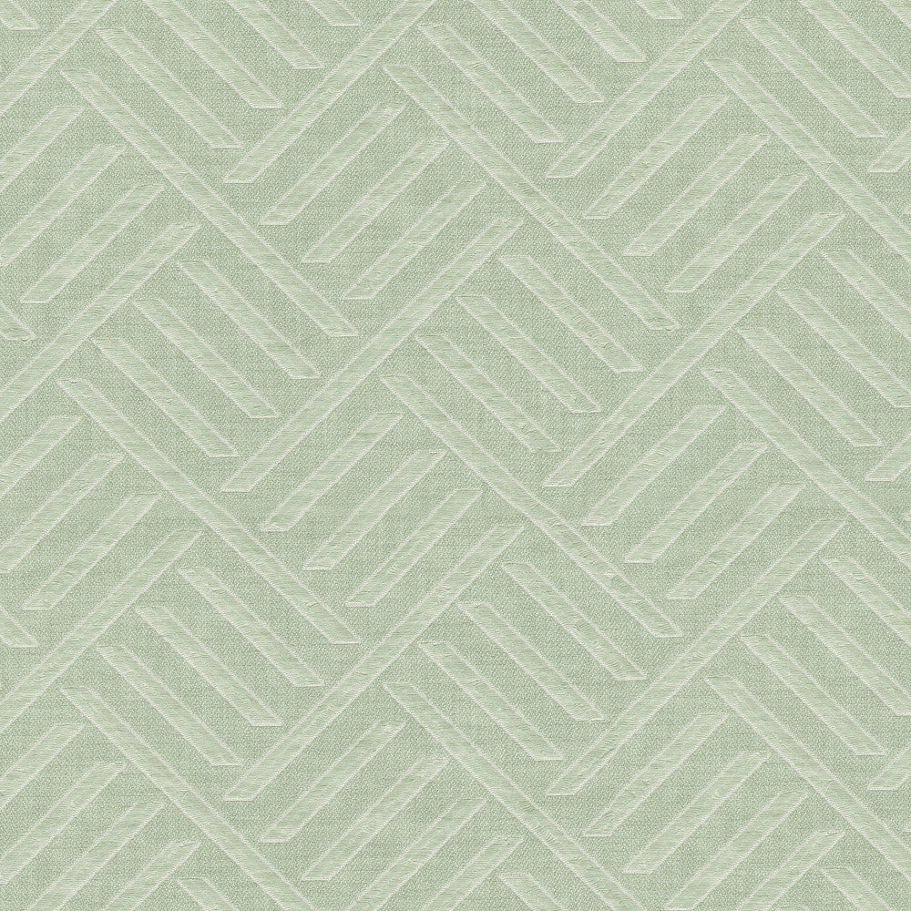 Grecco Key Celadon 412543 by PKL Studio Designer Fabric - 78% polyester, 14% cotton, 8% linen India 40000 Horizontal: 4.5 and Vertical: 4.75 55 - Swanky Fabrics -