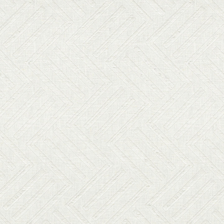 Grecco Key White 412546 by PKL Studio Designer Fabric - 78% polyester, 14% cotton, 8% linen India 40000 Horizontal: 4.5 and Vertical: 4.75 55 - Swanky Fabrics -