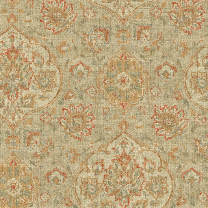 Caspian Sesame 412552 by PKL Studio Designer Fabric 100% polyester China 50000 Horizontal: 13.5 and Vertical: 25.25 54 - Swanky Fabrics -