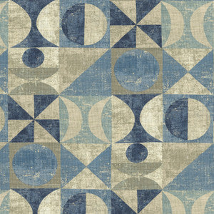 Take Form Blue Smoke 412562 by PKL Studio Designer Fabric