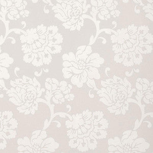 Albero Floreale Damask Grey 5003624 by Schumacher Designer Wallpaper