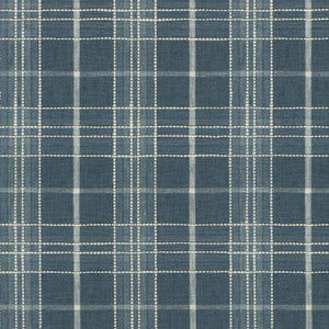 Malcolm Plaid Indigo 412571 by PKL Studio Designer Fabric
