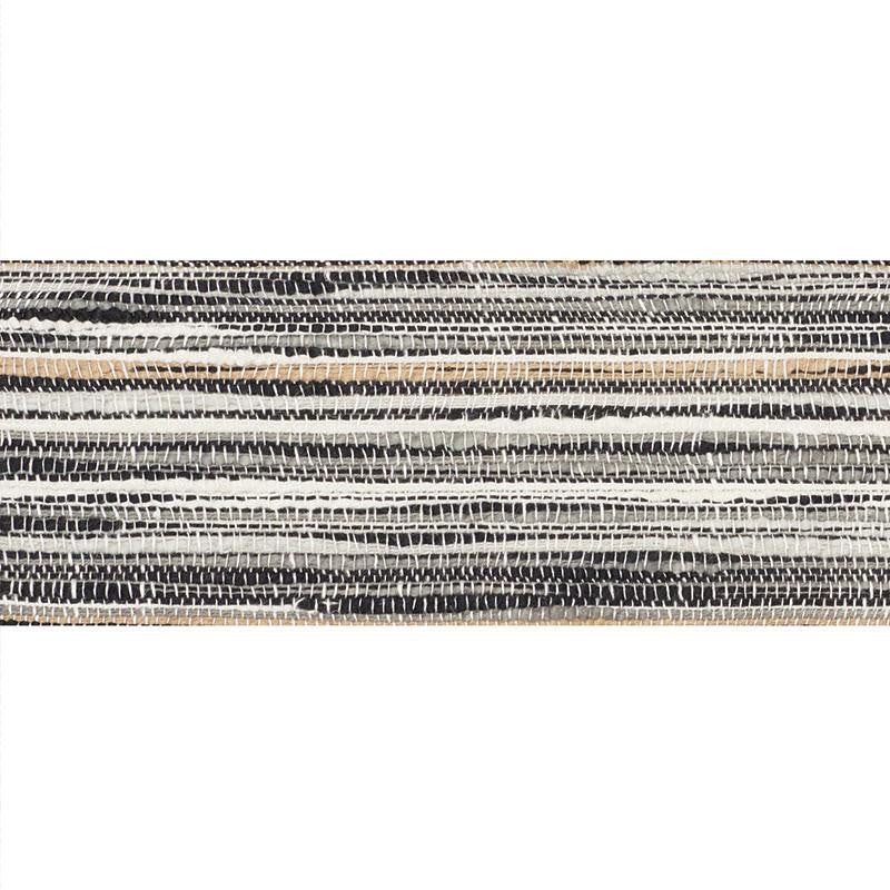 Maya Tape Charcoal 73661 by Schumacher Designer Trim Au Naturel - Swanky Fabrics -