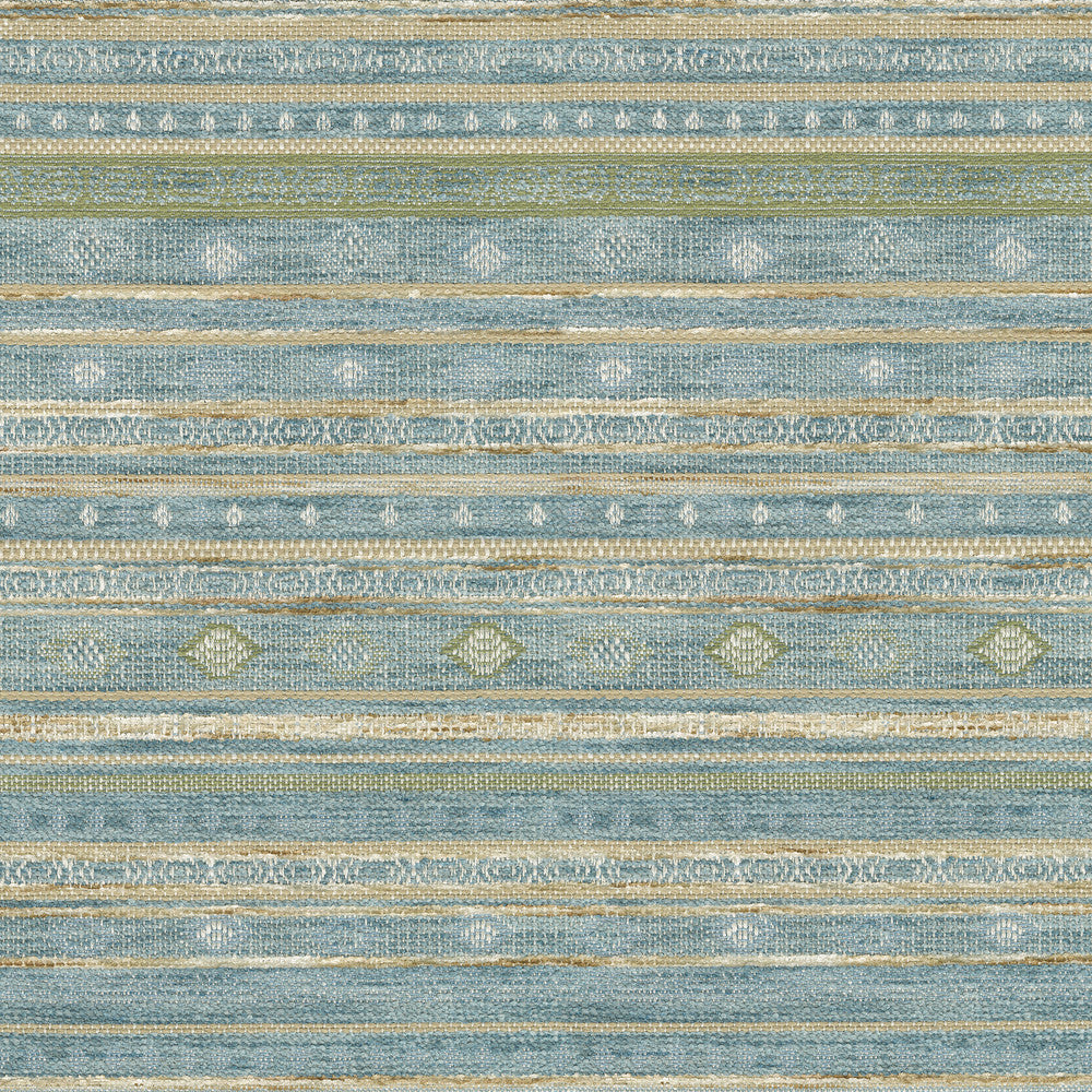 Trailhead Stripe Celestial 412831 by PKL Studio Designer Fabric 82% polyester, 18% cotton India 51000 Horizontal: 3.38 and Vertical: 15.5 54 - Swanky Fabrics -