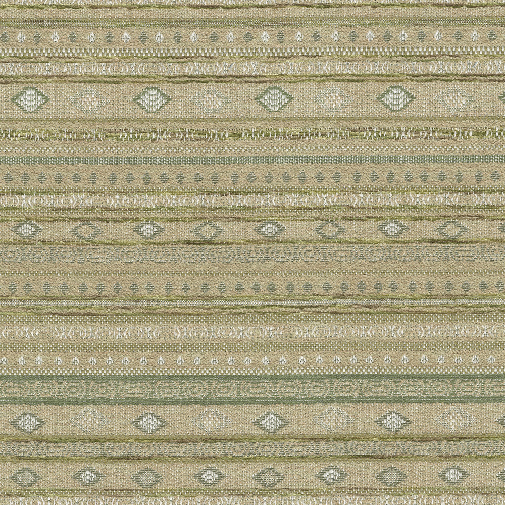 Trailhead Stripe Sage 412832 by PKL Studio Designer Fabric 82% polyester, 18% cotton India 51000 Horizontal: 3.38 and Vertical: 15.5 54 - Swanky Fabrics -