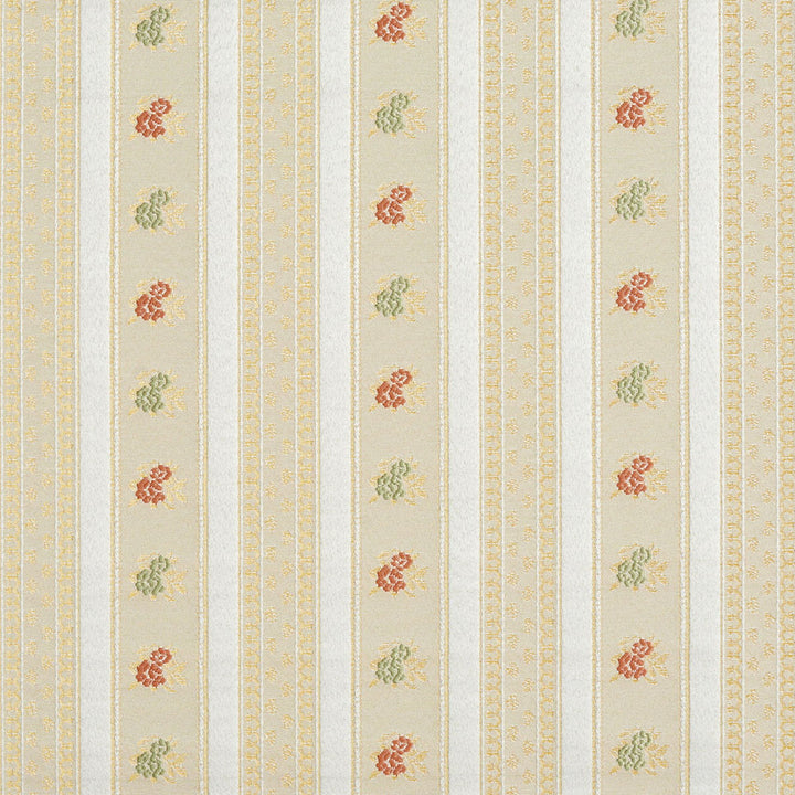4129 Spring Stripe by Charlotte Designer Fabric Timeless Treasures II 100% Woven Polyester Asia Exceeds 100,000 Wyzenbeek Rubs (Heavy Duty) Horizontal: 5" x Vertical: 1.75" 54 Inches - Swanky Fabrics -