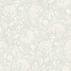 Vadouvan Light Blue Jacobean Trail Wallpaper by Chesapeake Designer