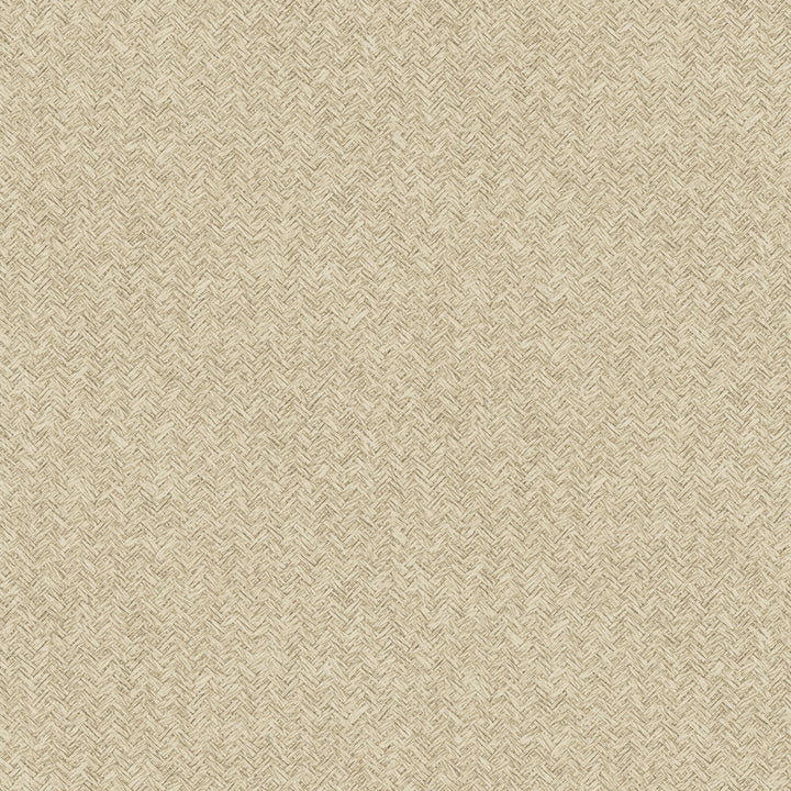 Woven Basket Khaki Wallpaper by Chesapeake Designer Yellowstone Covers about 56.4 square feet 20.5-in by 33-ft long roll Prepasted 20.5 - Swanky Fabrics -