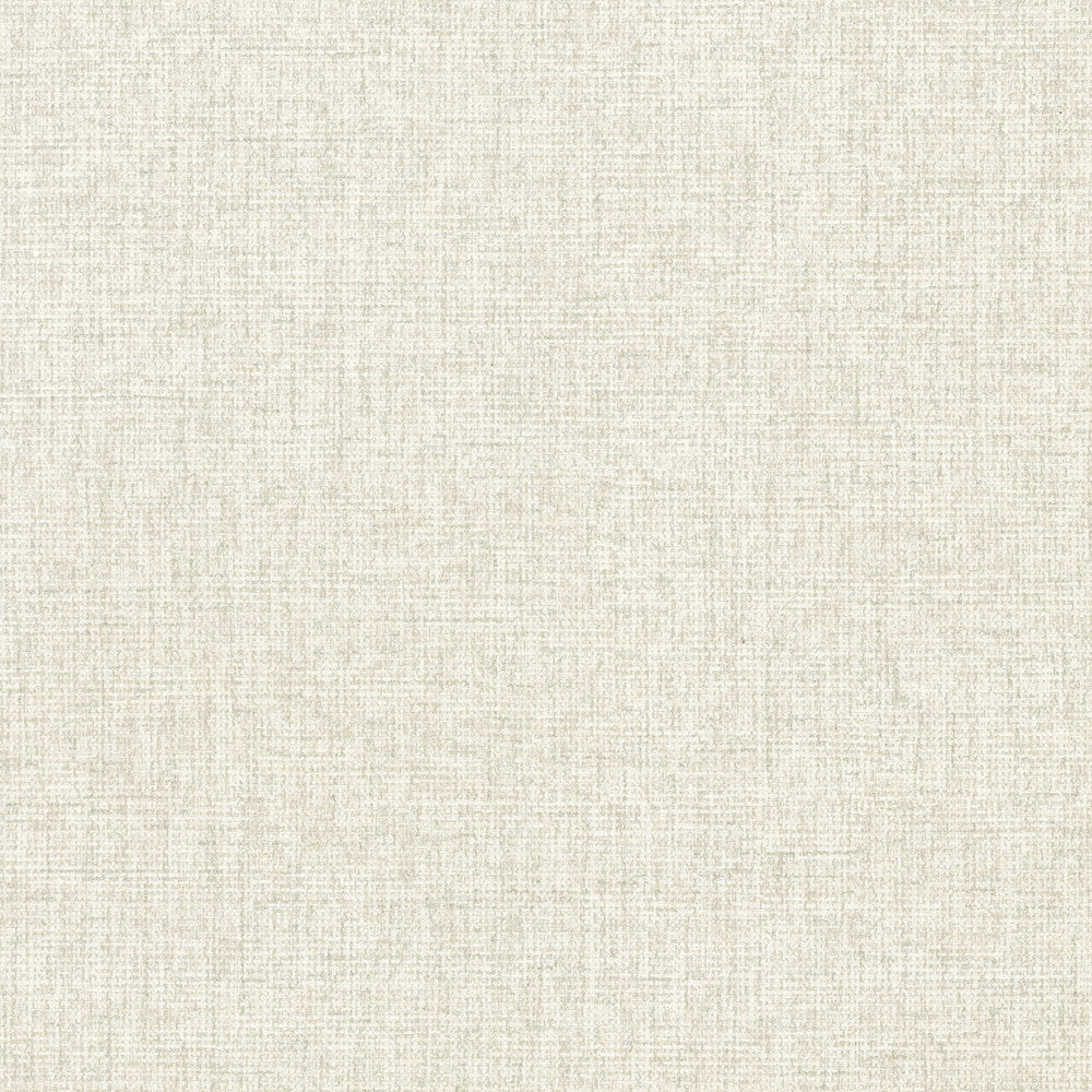Halliday Pearl Faux Linen Wallpaper by Advantage Designer Perfect Plains Covers about 57.5 square feet 20.9-in by 33-ft long roll Unpasted 0 - Swanky Fabrics -