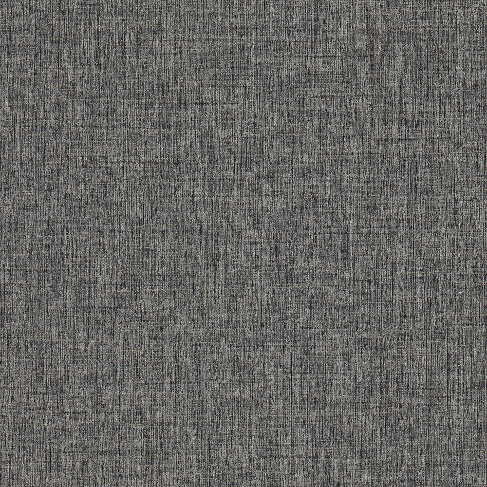 Larimore Charcoal Faux Fabric Wallpaper by Advantage Designer Perfect Plains Covers about 57.5 square feet 20.9-in by 33-ft long roll Unpasted 0 - Swanky Fabrics -