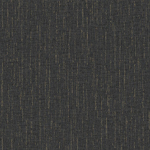 Sanburn Black Metallic Linen Wallpaper by Advantage Designer