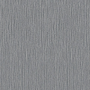 Bowman Slate Faux Linen Wallpaper by Advantage Designer