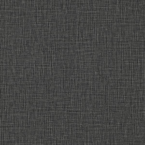 Eagen Black Linen Weave Wallpaper by Advantage Designer