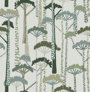 Unify Green Forest Wallpaper by A-Street Prints Designer