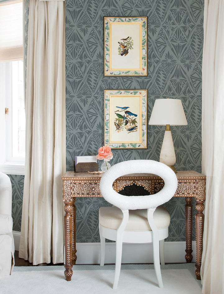 Urbane Denim Diamonds Wallpaper by A-Street Prints Designer