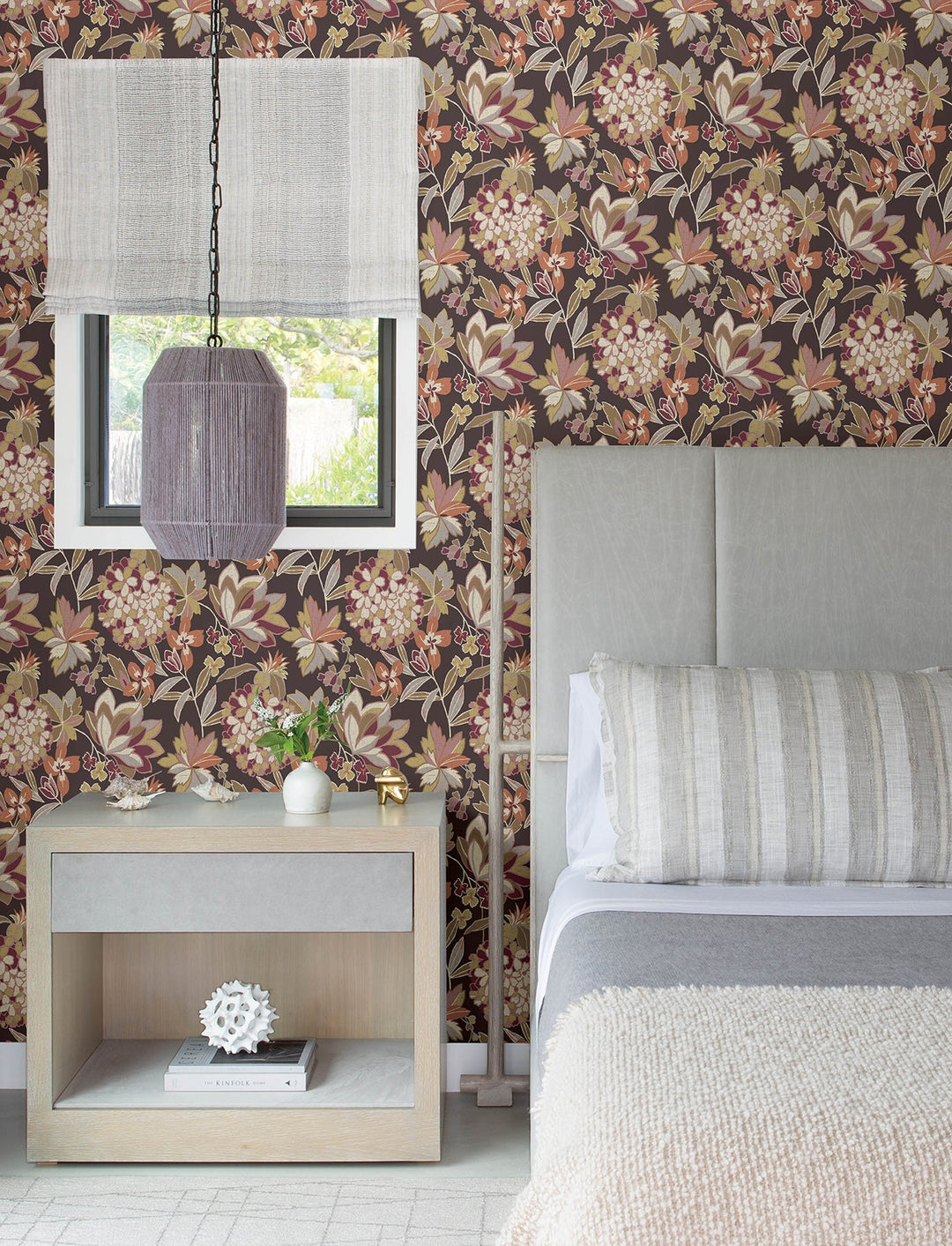 Valdivian Honey Floral Wallpaper by A-Street Prints Designer