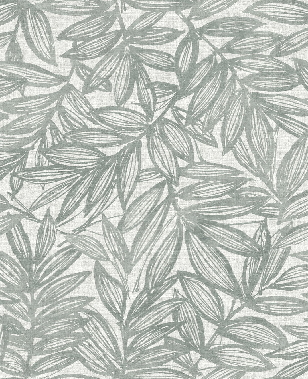Rhythmic Grey Leaf Wallpaper by A-Street Prints Designer