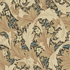 Granville Apricot Leafy Vine Wallpaper by A-Street Prints Designer