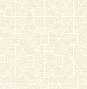 Stevenson Cream Trellis Wallpaper by Advantage Designer