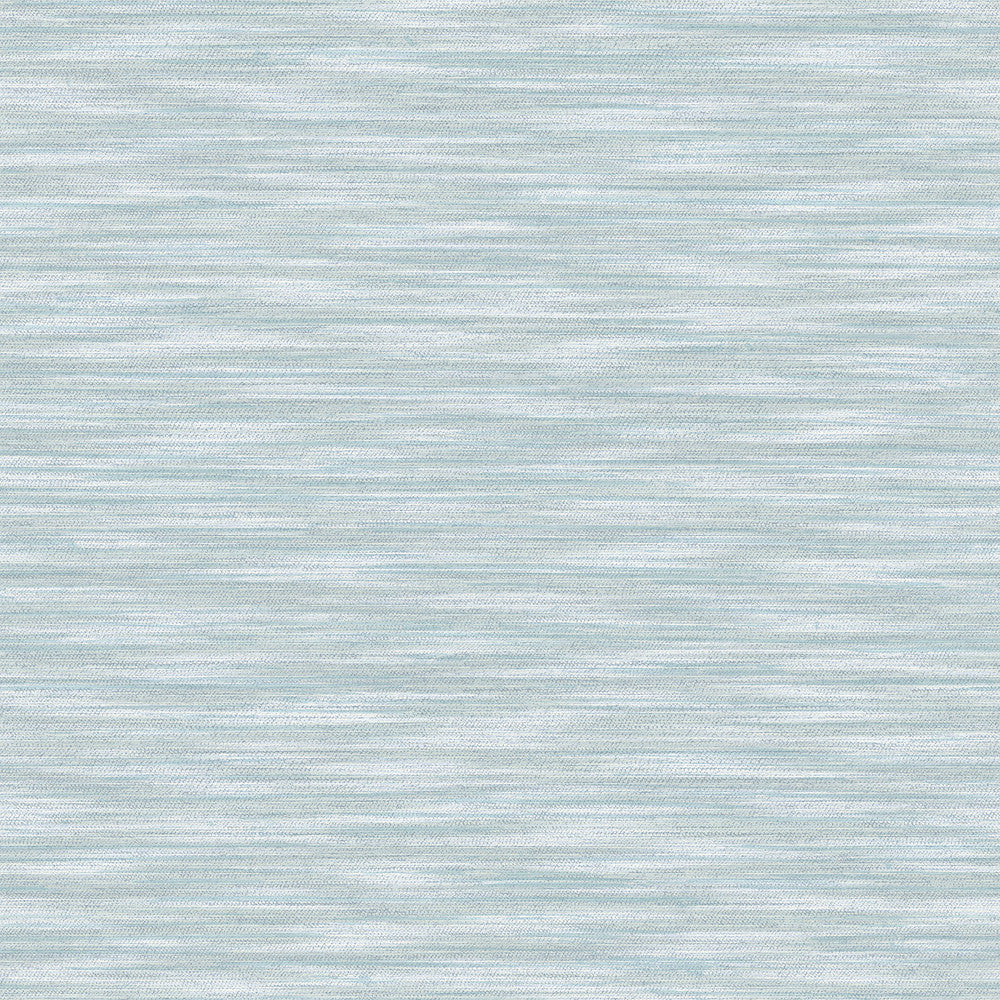 Benson Light Blue Faux Fabric Wallpaper by Advantage Designer Curio Covers about 56.4 square feet 20.5-in by 33-ft long roll Unpasted 20.9 - Swanky Fabrics -