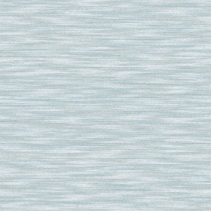 Benson Light Blue Faux Fabric Wallpaper by Advantage Designer