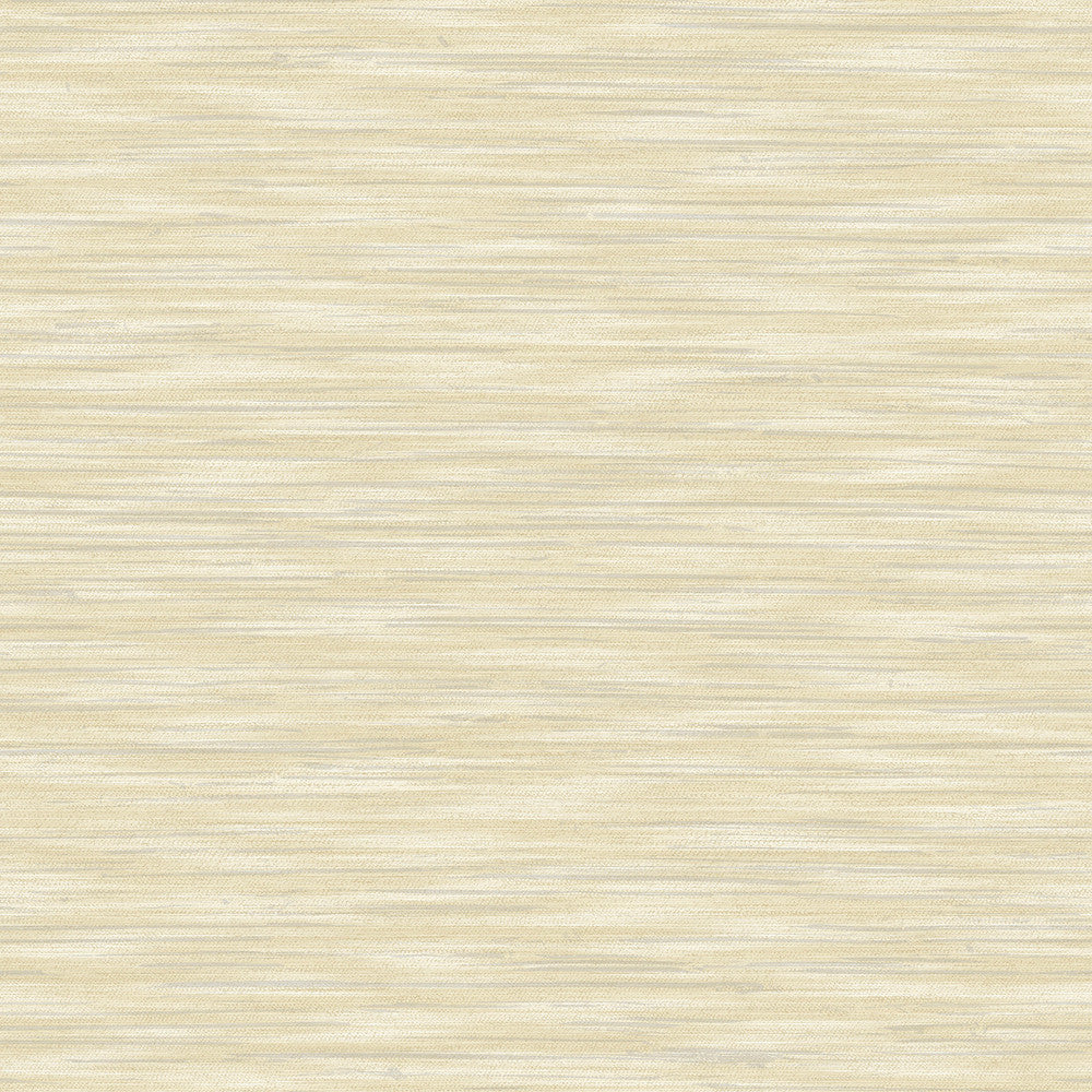 Benson Yellow Faux Fabric Wallpaper by Advantage Designer Curio Covers about 56.4 square feet 20.5-in by 33-ft long roll Unpasted 20.9 - Swanky Fabrics -