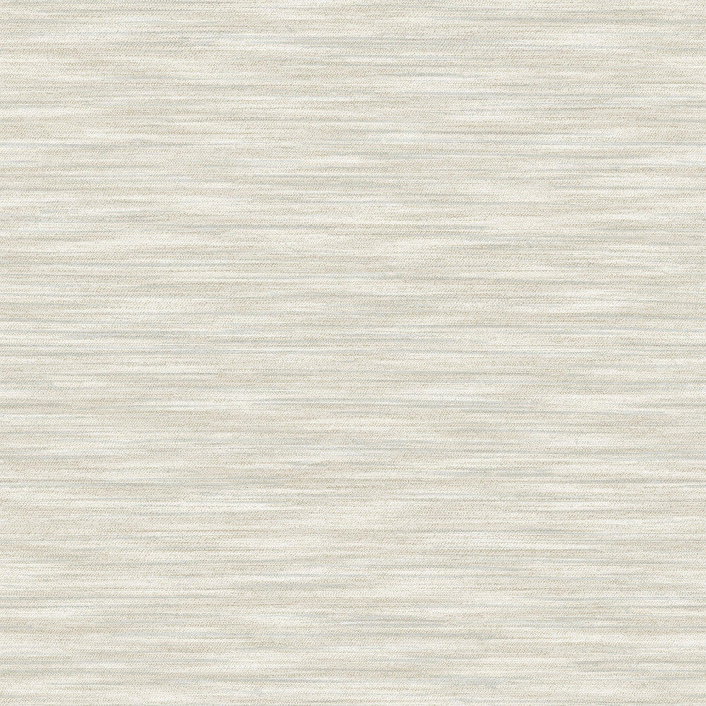 Benson Light Grey Faux Fabric Wallpaper by Advantage Designer Curio Covers about 56.4 square feet 20.5-in by 33-ft long roll Unpasted 20.9 - Swanky Fabrics -
