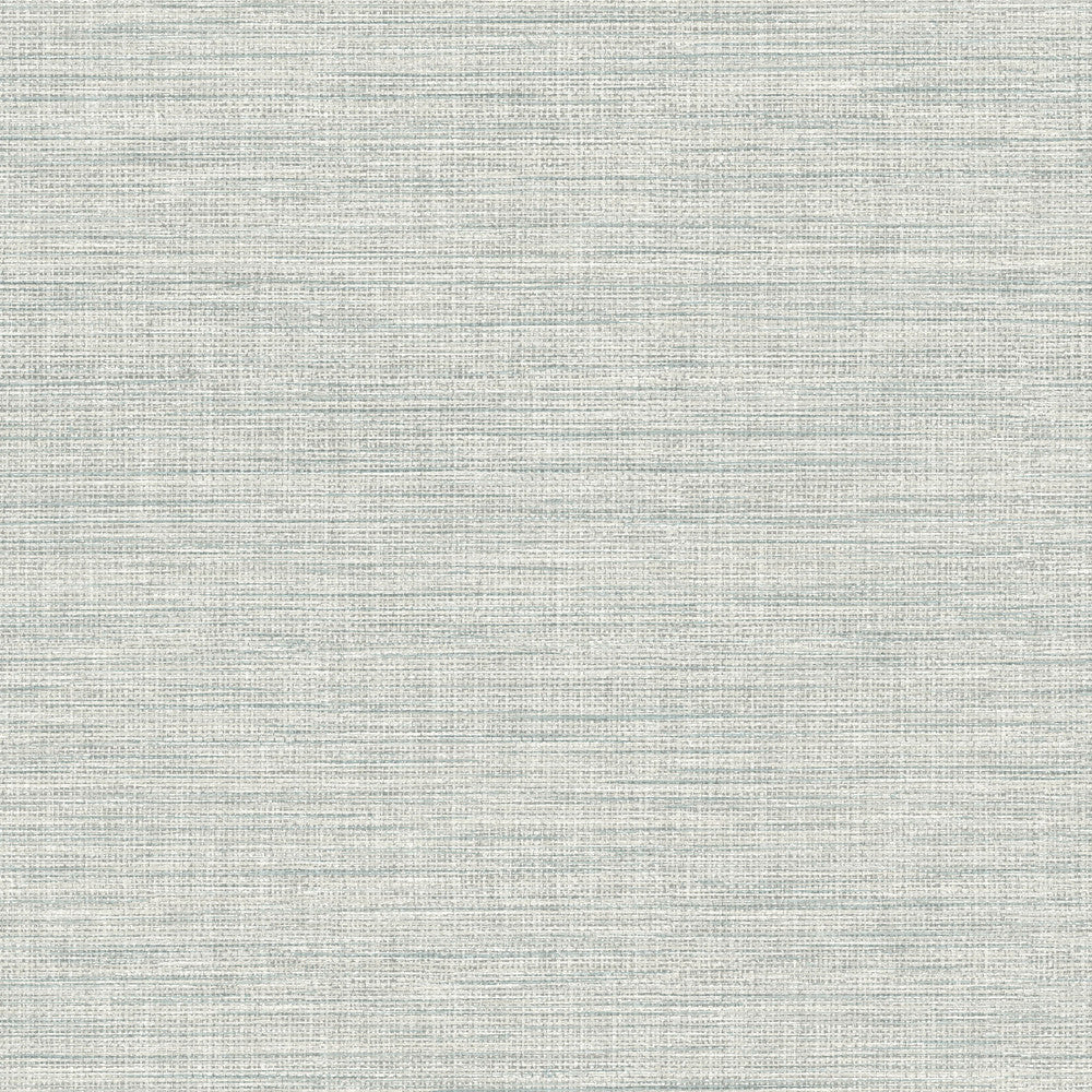 Exhale Seafoam Faux Grasscloth Wallpaper by Advantage Designer Curio Covers about 56.4 square feet 20.5-in by 33-ft long roll Unpasted 20.9 - Swanky Fabrics -
