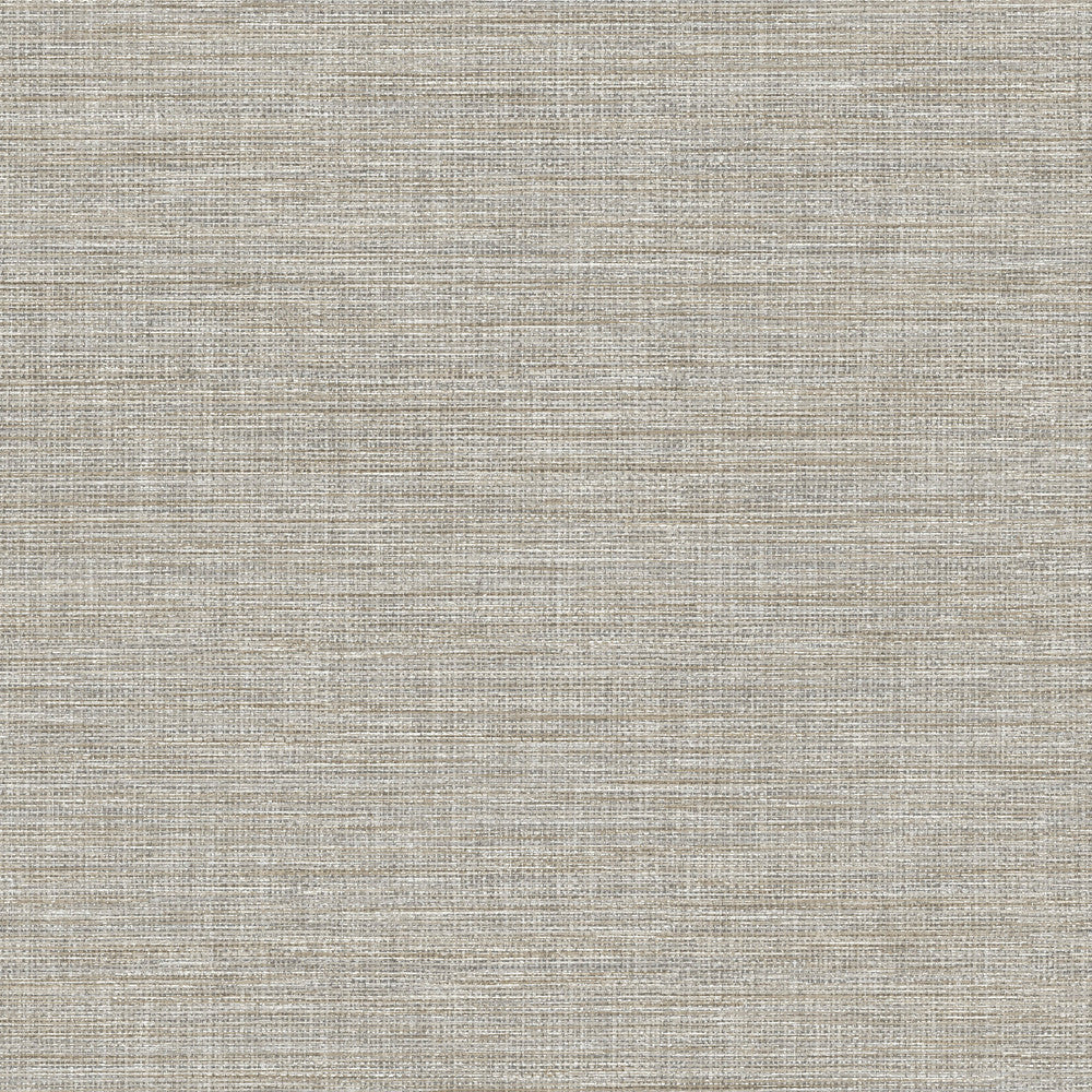 Exhale Stone Faux Grasscloth Wallpaper by Advantage Designer Curio Covers about 56.4 square feet 20.5-in by 33-ft long roll Unpasted 20.9 - Swanky Fabrics -