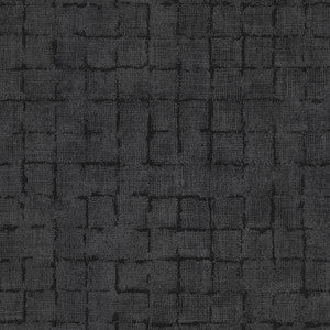 Blocks Charcoal Checkered Wallpaper by Advantage Designer