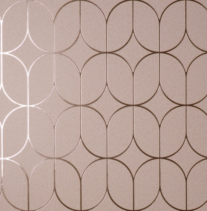 Raye Pink Rosco Trellis Wallpaper by Advantage Designer Curio Covers about 57.5 square feet 20.9-in by 33-ft long roll Unpasted 20.9 - Swanky Fabrics -