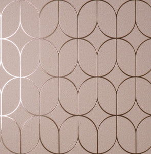 Raye Pink Rosco Trellis Wallpaper by Advantage Designer
