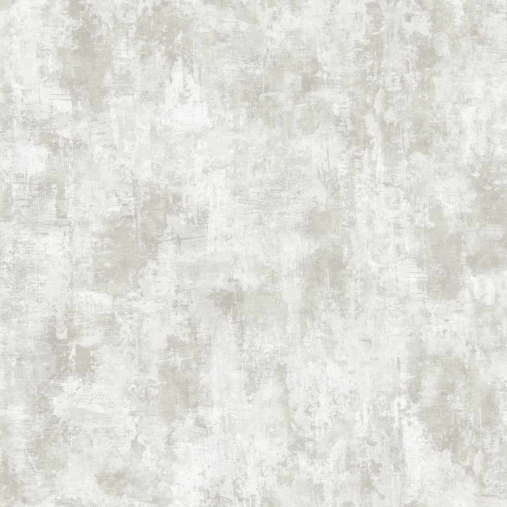 Cierra Silver Stucco Wallpaper by Advantage Designer Curio Covers about 56.4 square feet 20.5-in by 33-ft long roll Unpasted 10.4 - Swanky Fabrics -