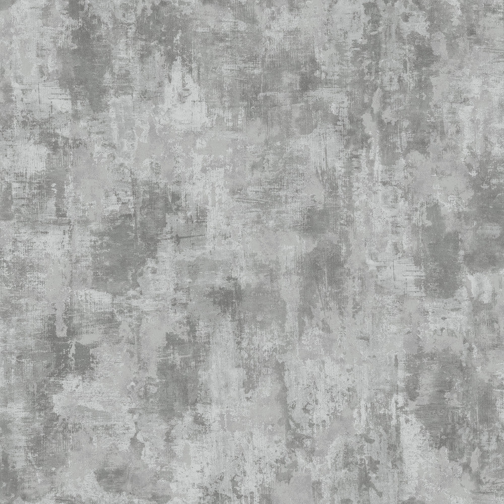 Cierra Pewter Stucco Wallpaper by Advantage Designer Curio Covers about 56.4 square feet 20.5-in by 33-ft long roll Unpasted 10.4 - Swanky Fabrics -